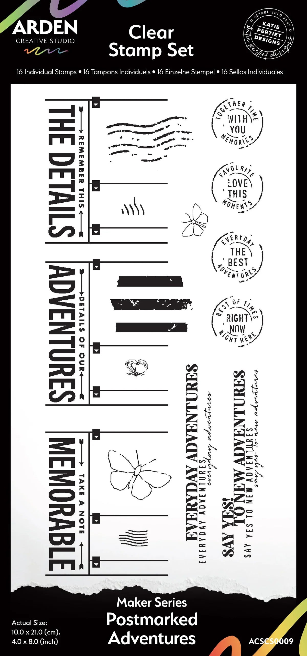 Arden Creative Studio - Maker Series - Postmarked Adventures Stamp Set
